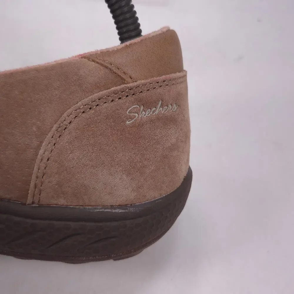 Skechers Relaxed Fit Slip On Walking Shoe Womens Size 7.5 100377 Beige